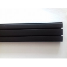 Stropné PVC koľajnice PROFI STYL - dvojradové set - ČIERNE
